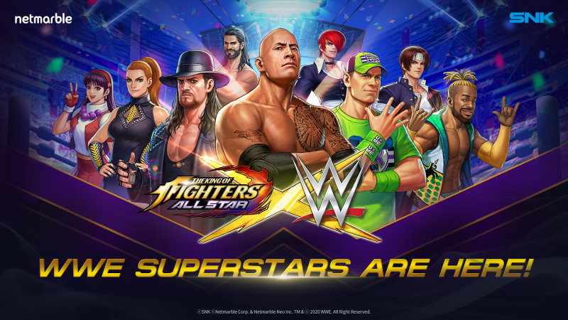 WWE no The King of Fighters Allstar