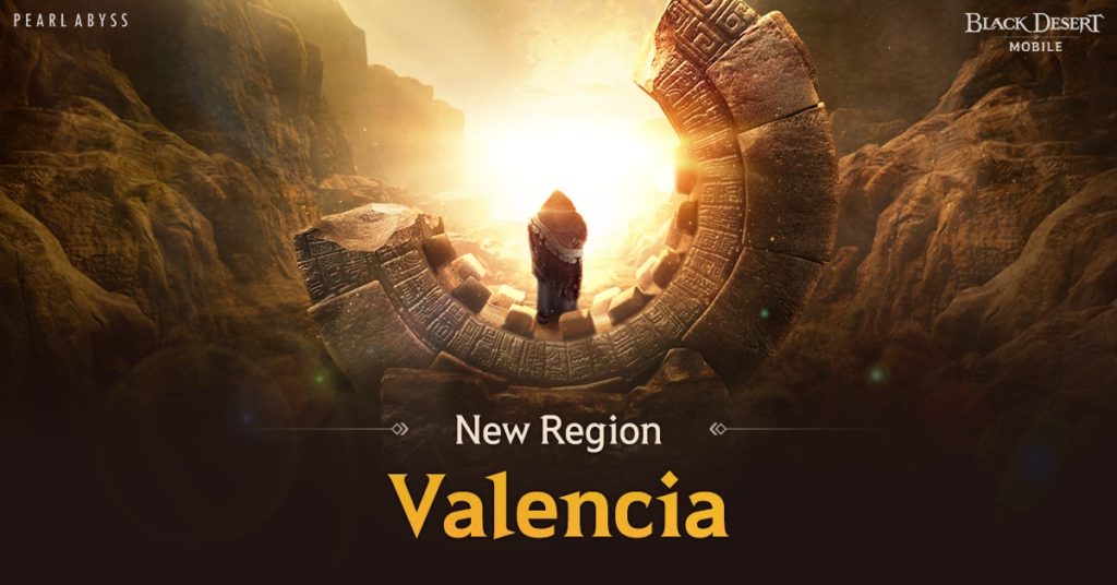 expansão Valencia do Black Desert Mobile