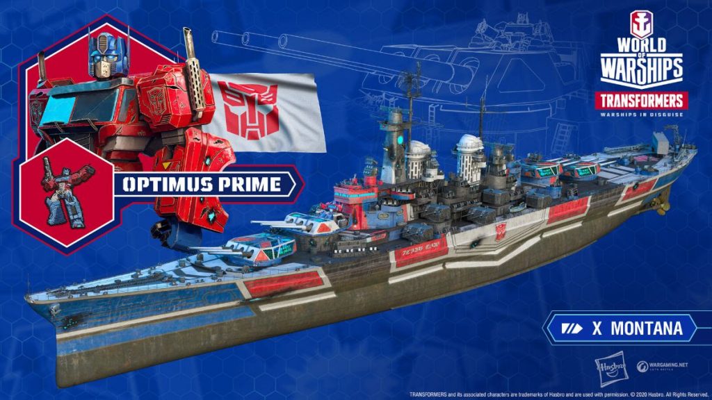 Transformers em World of Warships