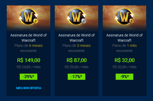 World of Warcraft está mais barato no Brasil