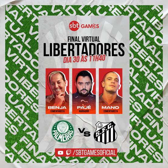 SBT Games faz Final Virtual da Libertadores